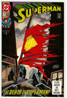SUPERMAN #75 9.0 4TH PRINT front cover