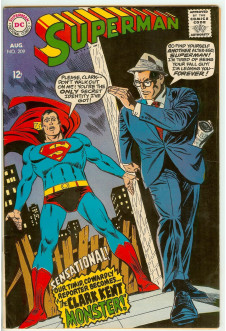 SUPERMAN #209 7.0 front cover