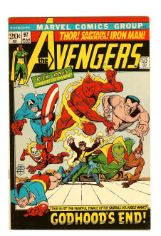 AVENGERS #97 7.5 front cover