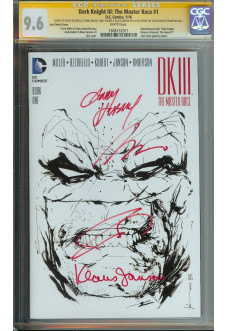 DARK KNIGHT III: THE MASTER RACE #1 CGC 9.6 WHITE PAGES front cover