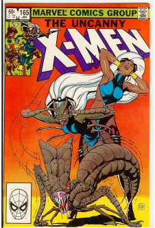 X-MEN #165 8.0 front cover