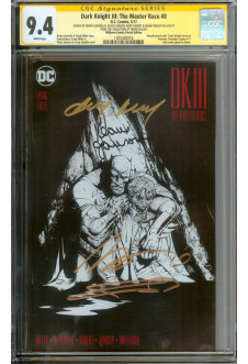 DARK KNIGHT III: THE MASTER RACE #8 CGC 9.4 WHITE PAGES front cover