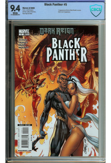 BLACK PANTHER #5 CBCS 9.4 WHITE PAGES front cover