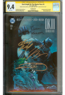 DARK KNIGHT III: THE MASTER RACE #5 CGC 9.4 WHITE PAGES front cover