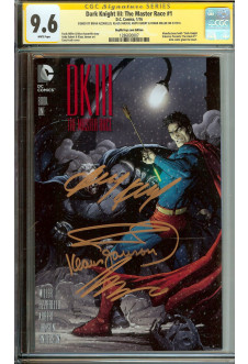 DARK KNIGHT III: THE MASTER RACE #1 CGC 9.6 WHITE PAGES front cover