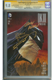 DARK KNIGHT III: THE MASTER RACE #1 CGC 9.8 WHITE PAGES front cover
