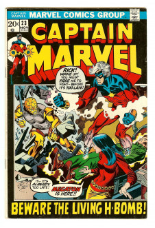 CAPTAIN MARVEL #23 4.5 front cover