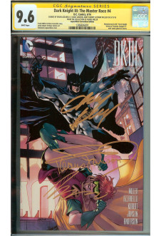 DARK KNIGHT III: THE MASTER RACE #4 CGC 9.6 WHITE PAGES front cover