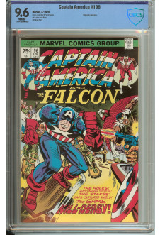 CAPTAIN AMERICA #196 CBCS 9.6 WHITE PAGES front cover