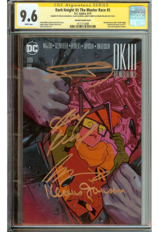 DARK KNIGHT III: THE MASTER RACE #5 CGC 9.6 WHITE PAGES front cover