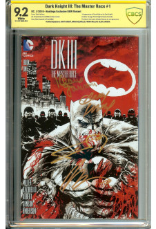 DARK KNIGHT III: THE MASTER RACE #1 CBCS 9.2 WHITE PAGES front cover