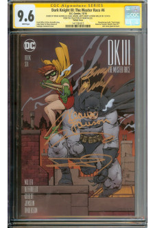 DARK KNIGHT III: THE MASTER RACE #6 CGC 9.6 WHITE PAGES front cover