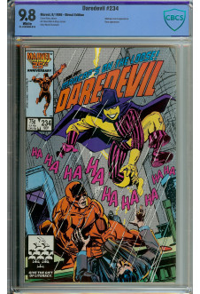 DAREDEVIL #234 CBCS 9.8 WHITE PAGES front cover