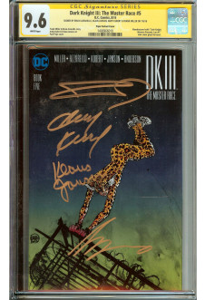 DARK KNIGHT III: THE MASTER RACE #5 CGC 9.6 WHITE PAGES front cover