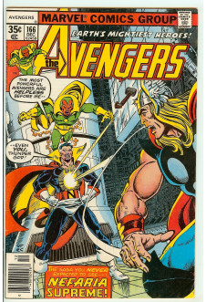 AVENGERS #166 6.0 front cover