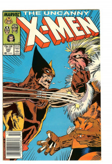 X-MEN #222 7.0 front cover