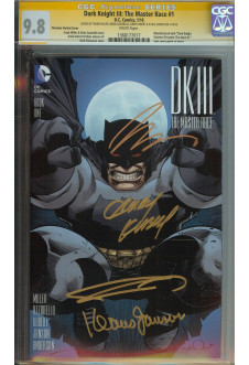 DARK KNIGHT III: THE MASTER RACE #1 CGC 9.8 WHITE PAGES front cover