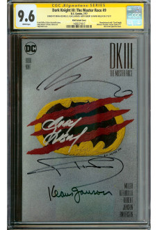 DARK KNIGHT III: THE MASTER RACE #9 CGC 9.6 WHITE PAGES KIDD VARIANT front cover