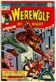 WEREWOLF BY NIGHT #23 5.5 front cover
