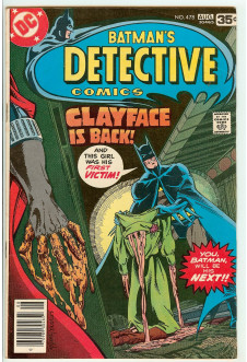 DETECTIVE COMICS #478 6.0 front cover