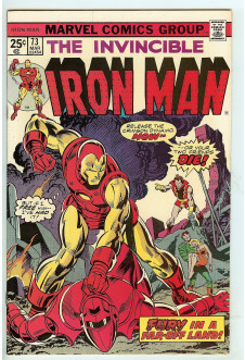 IRON MAN #73 6.5 front cover