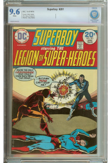 SUPERBOY #201 CBCS 9.6 WHITE PAGES front cover