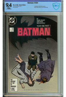 BATMAN #404 CBCS 9.4 WHITE PAGES front cover