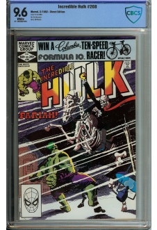 INCREDIBLE HULK #268 CBCS 9.6 WHITE PAGES front cover