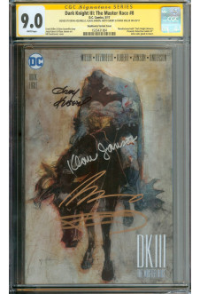 DARK KNIGHT III: THE MASTER RACE #8 CGC 9.0 WHITE PAGES front cover