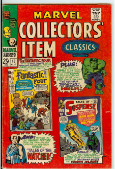 MARVEL COLLECTORS' ITEM CLASSICS #10 4.5 front cover