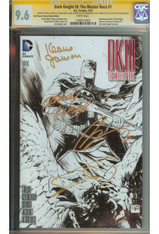 DARK KNIGHT III: THE MASTER RACE #1 CGC 9.6 WHITE PAGES front cover