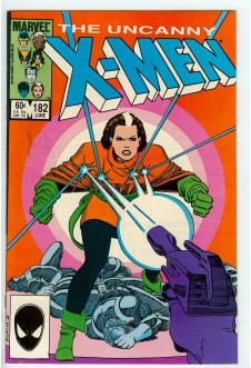 X-MEN #182 8.5 front cover
