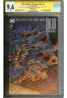 DARK KNIGHT III: THE MASTER RACE #6 CGC 9.6 WHITE PAGES front cover