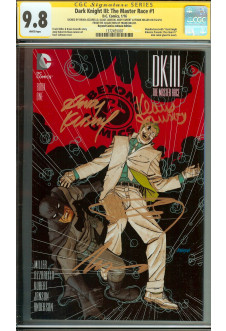 DARK KNIGHT III: THE MASTER RACE #1 CGC 9.8 WHITE PAGES front cover