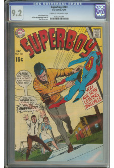 SUPERBOY #161 CGC 9.2 CR/OW PAGES front cover