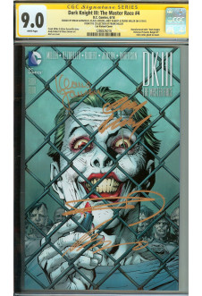 DARK KNIGHT III: THE MASTER RACE #4 CGC 9.0 WHITE PAGES front cover