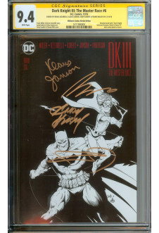 DARK KNIGHT III: THE MASTER RACE #6 CGC 9.4 WHITE PAGES front cover