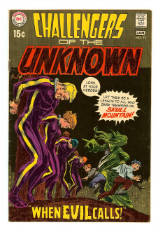 CHALLENGERS OF THE UNKNOWN #71 3.0 front cover