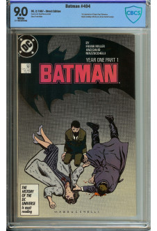 BATMAN #404 CBCS 9.0 WHITE PAGES front cover