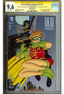 DARK KNIGHT III: THE MASTER RACE #1 CGC 9.6 WHITE PAGES front cover