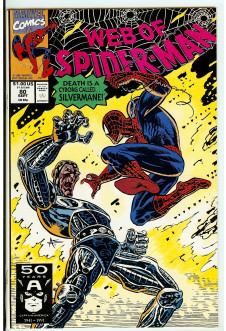 WEB OF SPIDER-MAN #80 9.6 front cover