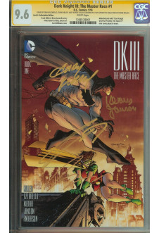 DARK KNIGHT III: THE MASTER RACE #1 CGC 9.6 WHITE PAGES front cover