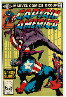 CAPTAIN AMERICA #254 8.5 front cover