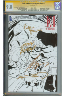 DARK KNIGHT III: THE MASTER RACE #1 CGC 9.8 WHITE PAGES front cover