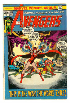 AVENGERS #104 3.5 front cover