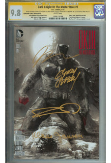DARK KNIGHT III: THE MASTER RACE #1 CGC 9.8 WHITE PAGES front cover