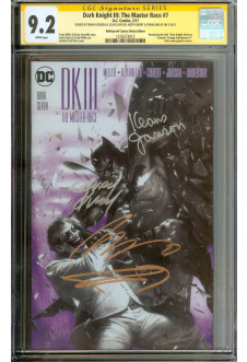 DARK KNIGHT III: THE MASTER RACE #7 CGC 9.2 WHITE PAGES front cover