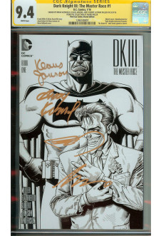 DARK KNIGHT III: THE MASTER RACE #1 CGC 9.4 WHITE PAGES front cover