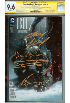 DARK KNIGHT III: THE MASTER RACE #4 CGC 9.6 WHITE PAGES front cover