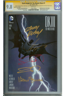DARK KNIGHT III: THE MASTER RACE #1 CGC 9.8 WHITE PAGES front cover